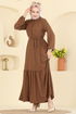 Dress 5004BM387-MS Brown - Thumbnail