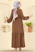 الفستان بني 5004BM387-MS - Thumbnail