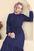 Dress 5004BM387-MS Navy Blue - Thumbnail