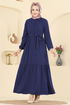 Dress 5004BM387-MS Navy Blue - Thumbnail
