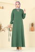 Dress 5004MDA386-MS Almond Green - Thumbnail