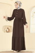 Dress 5005BM387-MS Brown - Thumbnail