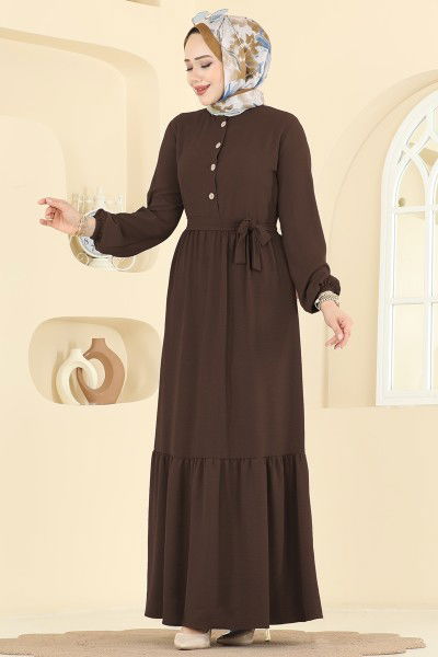 B.M.R. - Dress 5005BM387-MS Brown