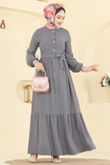 B.M.R. - Dress 5005BM387-MS Gray