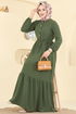 Dress 5005BM387-MS Khaki - Thumbnail