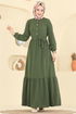 Dress 5005BM387-MS Khaki - Thumbnail