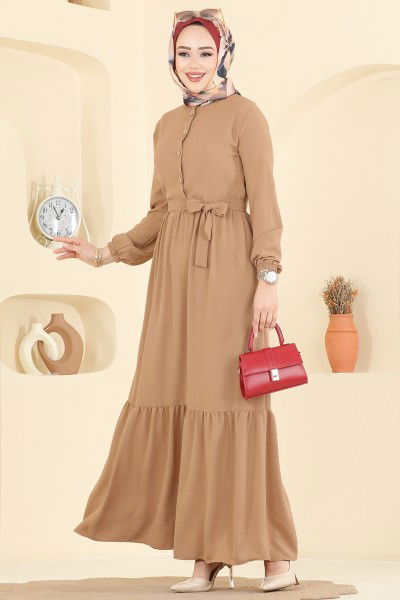 B.M.R. - Dress 5005BM387-MS Latte