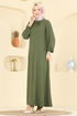 Dress 5006BM387-MS Khaki - Thumbnail