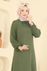 Dress 5006BM387-MS Khaki - Thumbnail