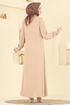 الفستان بيج 5006BM387-MS - Thumbnail