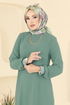 الفستان أخضر عشبي 5006MDA386-MS - Thumbnail
