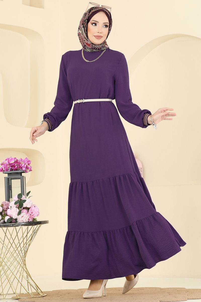 Dress 5006MDA386-MS Damson