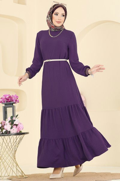 M.O.R. - Dress 5006MDA386-MS Damson