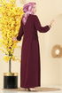 Dress 5007MDA386-MS Burgundy - Thumbnail