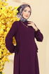 Dress 5007MDA386-MS Damson - Thumbnail