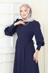 Dress 5008MDA386-MS Navy Blue - Thumbnail