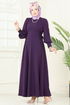 Dress 5008MDA386-MS Purple - Thumbnail