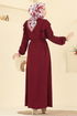 Dress 5009MDA386-MS Burgundy - Thumbnail