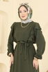 Dress 5009MDA386-MS Khaki - Thumbnail