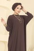 Dress 5011ERK1158-MS Brown - Thumbnail