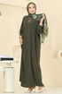 Dress 5011ERK1158-MS Khaki - Thumbnail