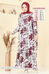 Dress 5011UZ662-MS Burgundy - Thumbnail