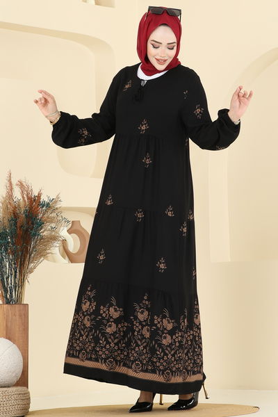 E.R.K. - Dress 5012ERK1158-MS Black - 393586