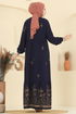 Dress 5012ERK1158-MS Navy Blue - Thumbnail