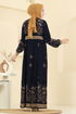 Dress 5013ERK1158-MS Navy Blue - Thumbnail