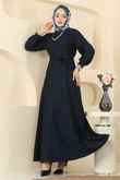 E.R.K. - Dress 5015ERK1158-MS Dark Navy Blue