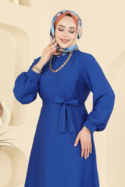 E.R.K. - Dress 5015ERK1158-MS Saxe - 415709