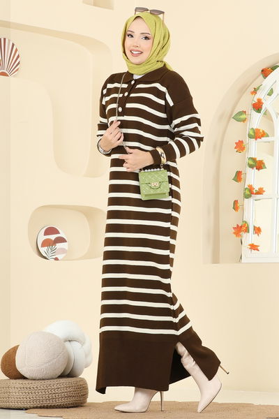 O.Z.N. - Dress 502OZN1046-MS Brown - 405732