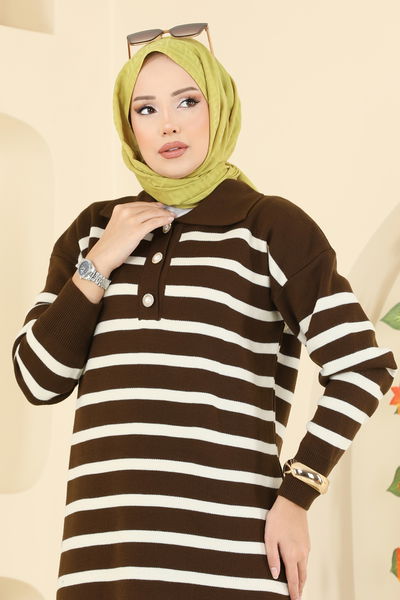 O.Z.N. - Dress 502OZN1046-MS Brown - 405734