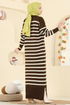 Dress 502OZN1046-MS Brown - Thumbnail