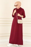 U.Z. - Dress 5042UZ662-MS Burgundy