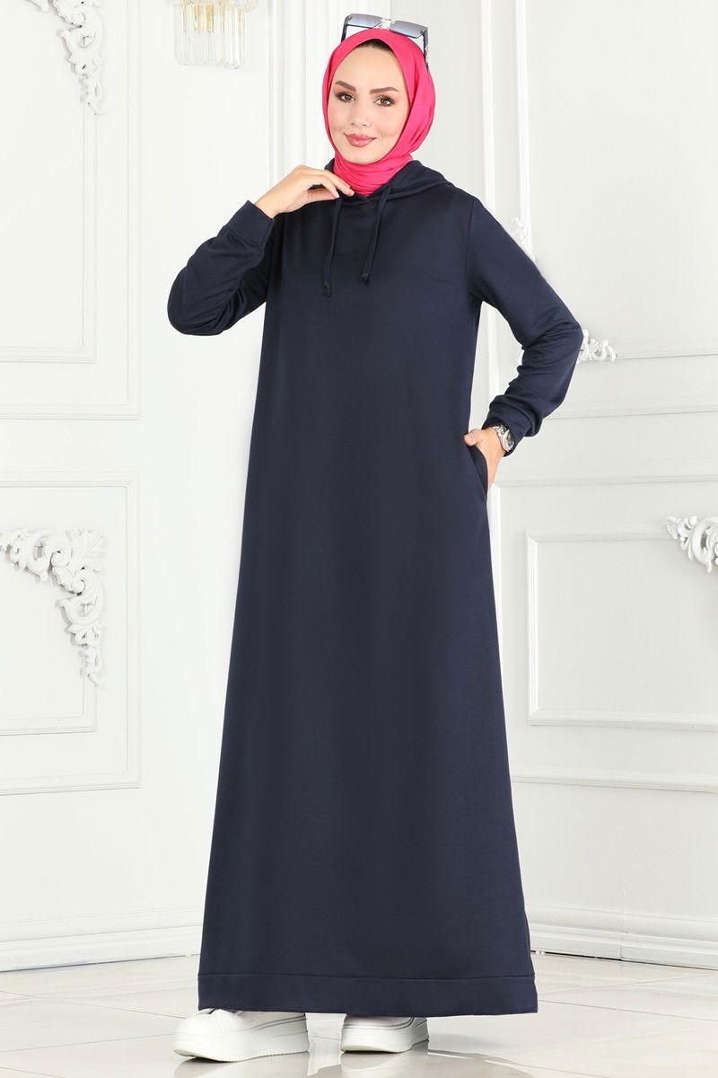 Dress 5042UZ662-MS Navy Blue