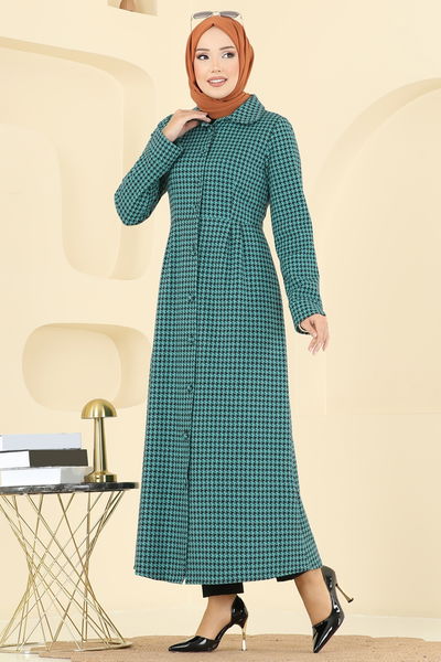 E.R.K. - Dress 5081ERK1158-MS Turquoise - 404212