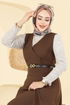 DRESS 5095ERK1158-MS Brown - Thumbnail