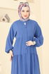 Dress 5098UZ662-MS Indigo - Thumbnail