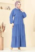 الفستان ازرق 5098UZ662-MS - Thumbnail