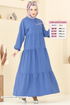 الفستان ازرق 5098UZ662-MS - Thumbnail
