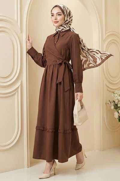 MRV D.N.Z. - Dress 5100DNZ1191-M Brown