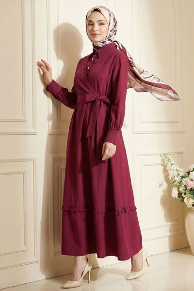 MRV D.N.Z. - Dress 5100DNZ1191-M Burgundy - 428232
