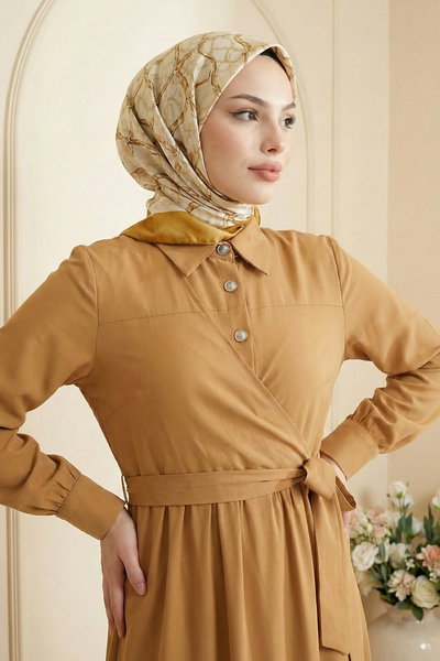 MRV D.N.Z. - Dress 5100DNZ1191-M Dark Mustard - 428223