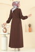 Dress 5110ERK1158-MS Brown - Thumbnail
