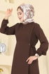 Dress 5110ERK1158-MS Light Brown - Thumbnail