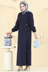 Dress 5110ERK1158-MS Navy Blue - Thumbnail