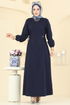 Dress 5110ERK1158-MS Navy Blue - Thumbnail