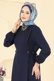 E.R.K. - Dress 5110ERK1158-MS Navy Blue