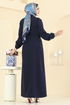 Dress 5110ERK1158-MS Navy Blue - Thumbnail